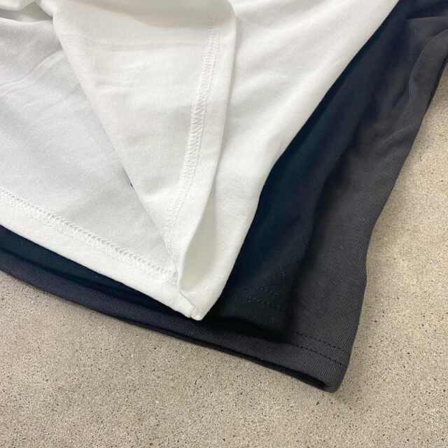 ロゴオフショルダースピンドルTシャツ