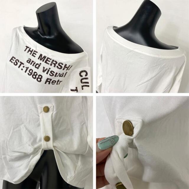 ロゴワンショルダーTシャツ