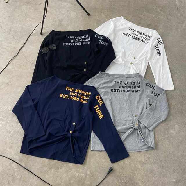 ロゴワンショルダーTシャツ