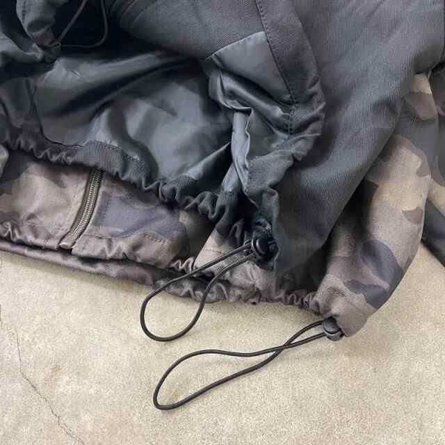 メッシュ切替ブルゾン