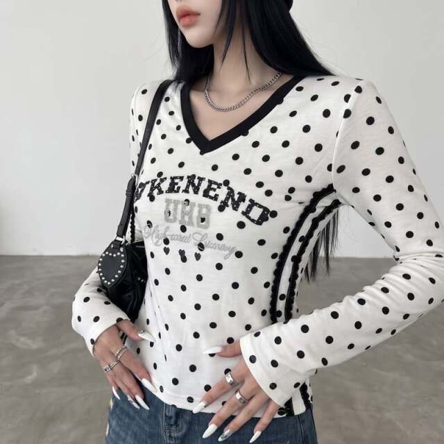 ドットレースラインTシャツ