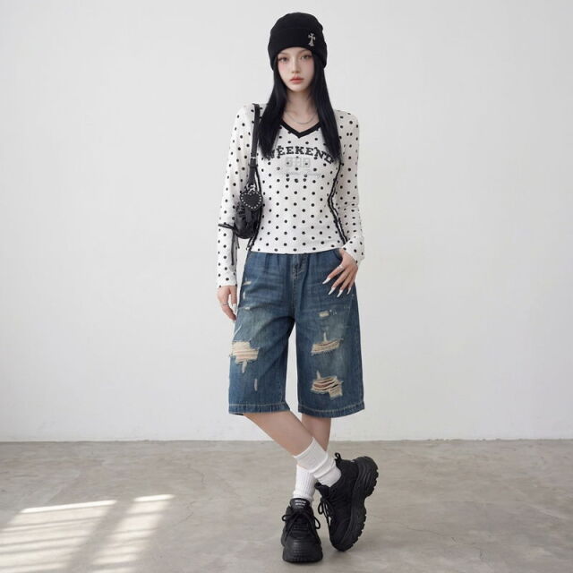 ドットレースラインTシャツ