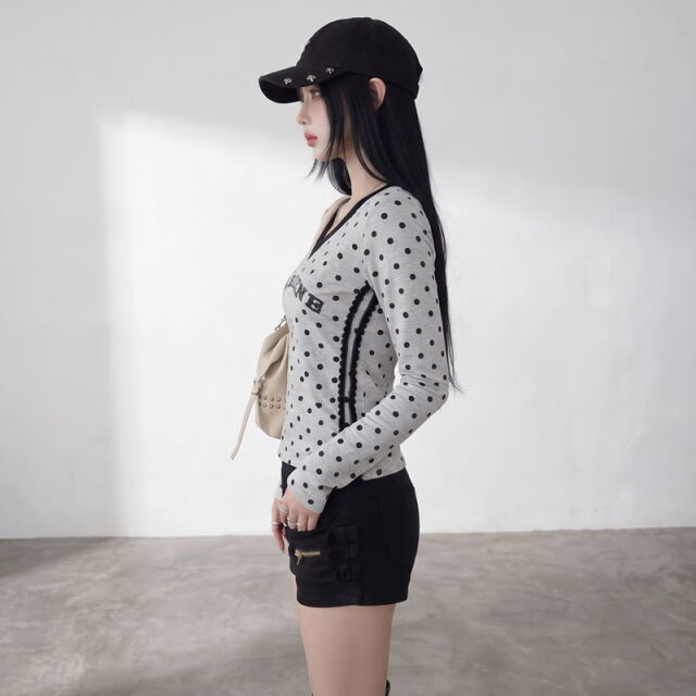 ドットレースラインTシャツ