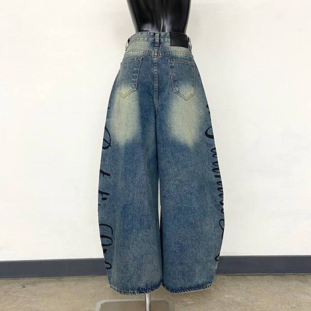 サイドロゴデニムパンツ