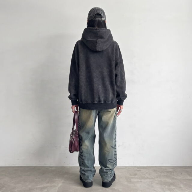 バタフライブリーチビッグパーカー