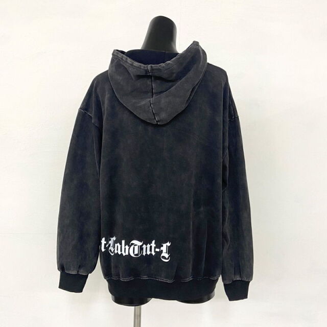 バック裾ロゴブリーチビッグパーカー