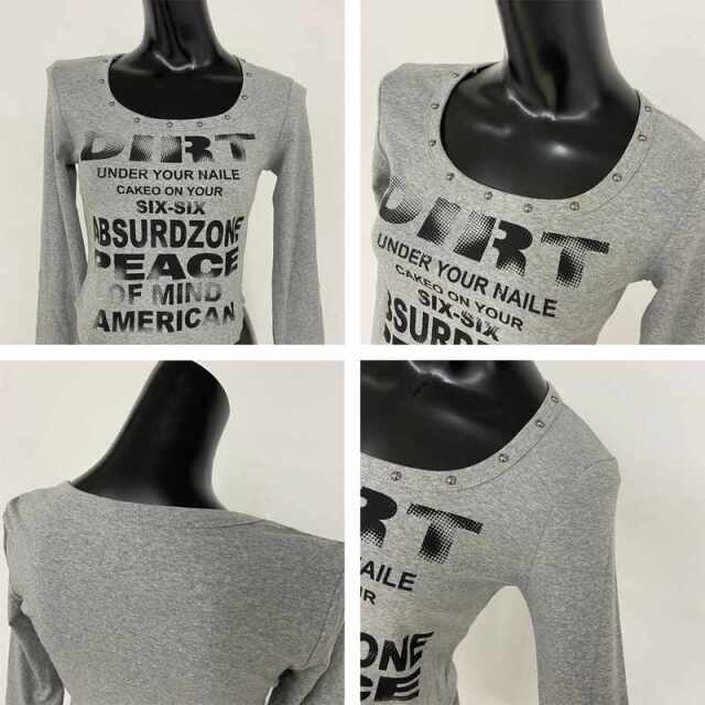 スタッズロゴTシャツ