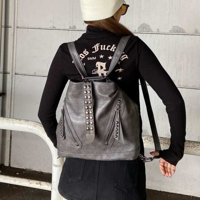 スタッズ3WAYバッグ