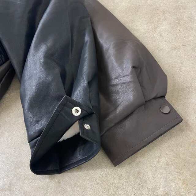 エリファー合成皮革ジャケット