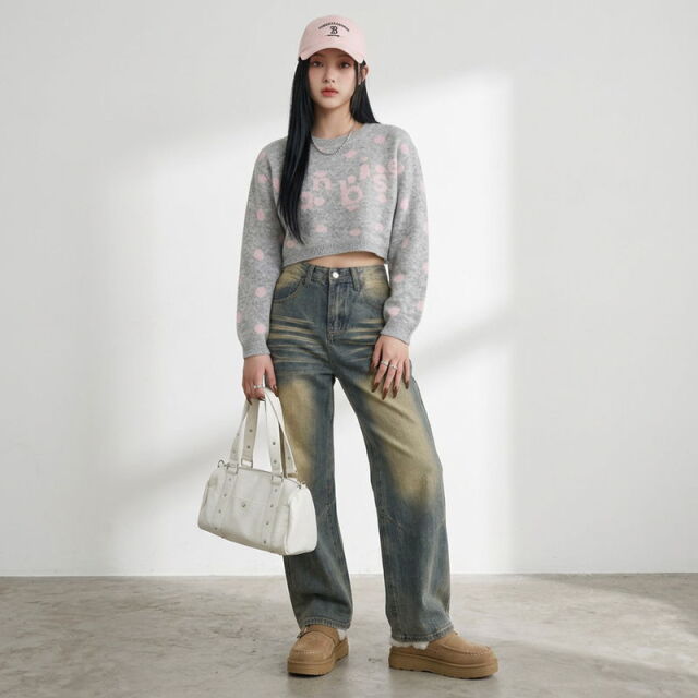 ドットロゴショートプルオーバー