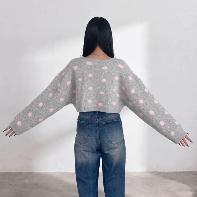 ドットロゴショートプルオーバー