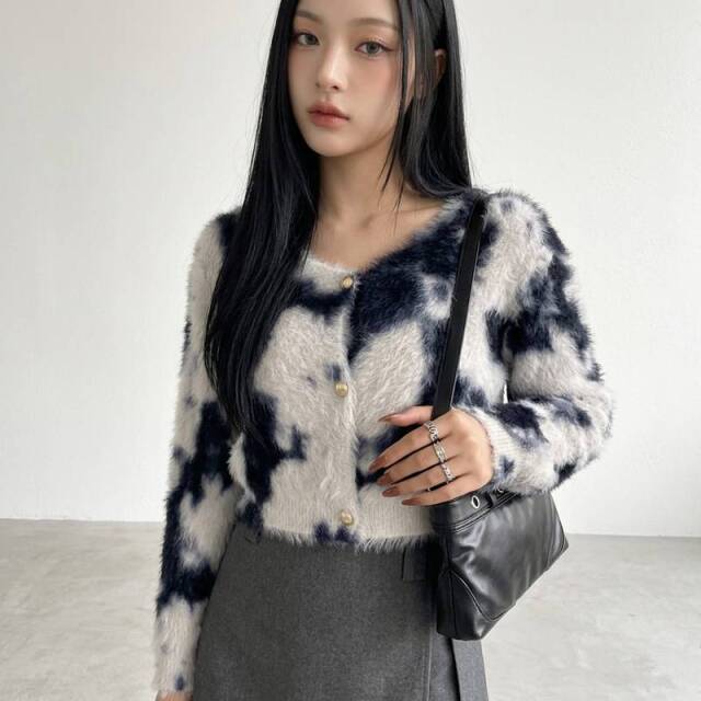 ムラシャギーカーディガン