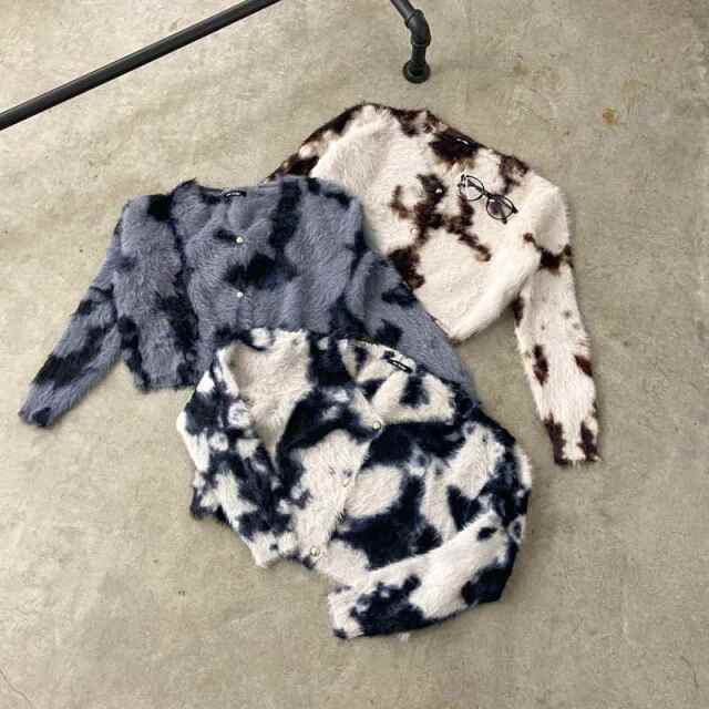 ムラシャギーカーディガン