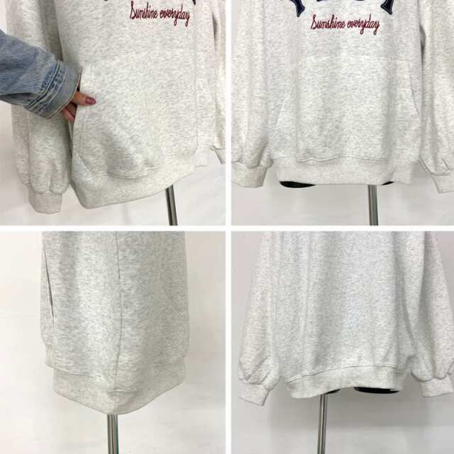 ハーフZIPロゴチュニック　