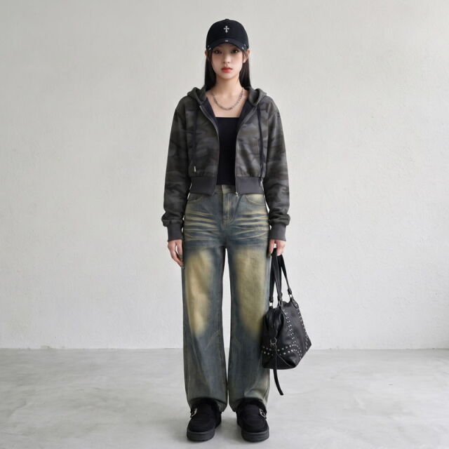 迷彩パーカー