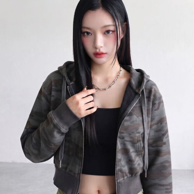 迷彩パーカー