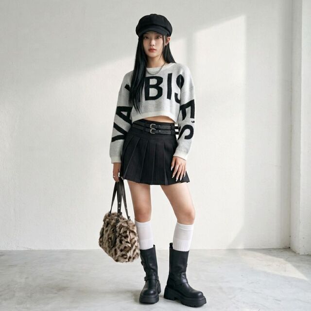 ロゴショートプルオーバー