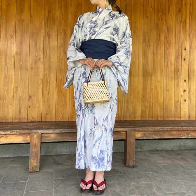 水彩柄セパレート浴衣4点セット
