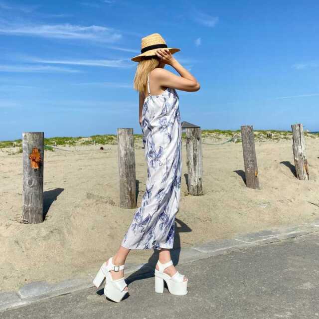 水彩柄セパレート浴衣4点セット