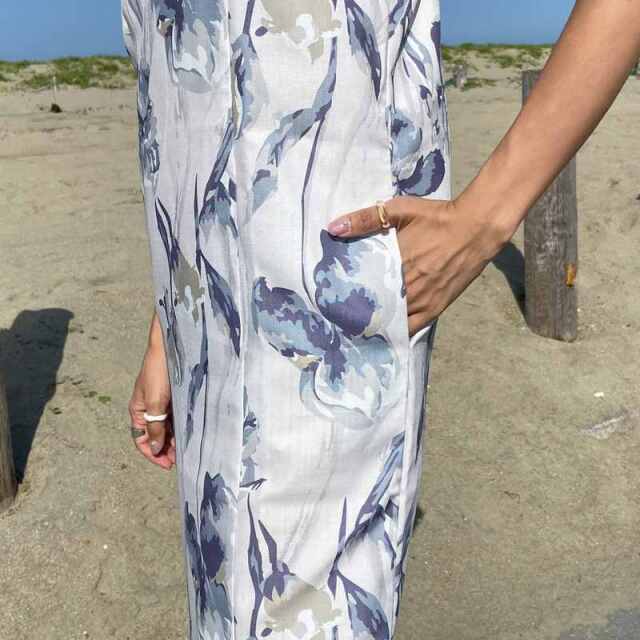 水彩柄セパレート浴衣4点セット