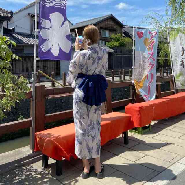 菖蒲柄セパレート浴衣4点セット