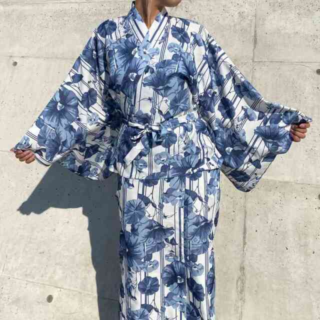 花柄セパレート浴衣4点セット