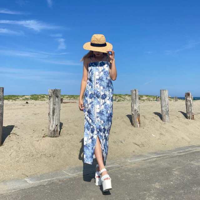 花柄セパレート浴衣4点セット