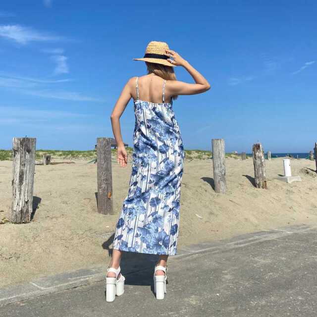 花柄セパレート浴衣4点セット