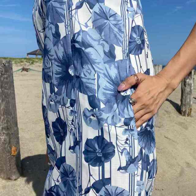 花柄セパレート浴衣4点セット