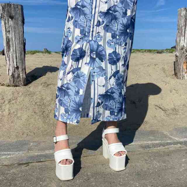 花柄セパレート浴衣4点セット
