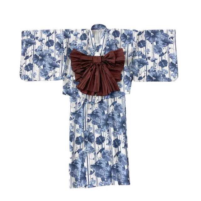 花柄セパレート浴衣4点セット