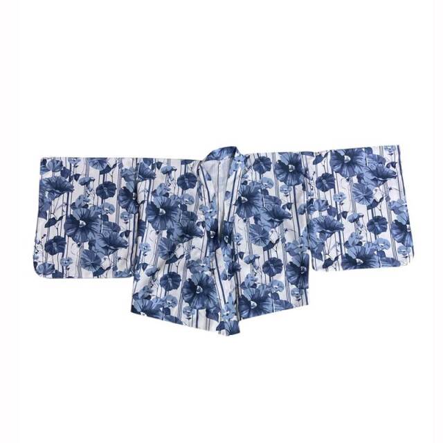 花柄セパレート浴衣4点セット