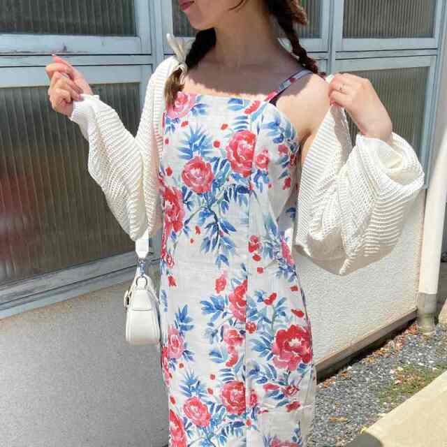 椿柄セパレート浴衣4点セット