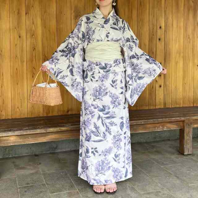 花柄浴衣3点セット