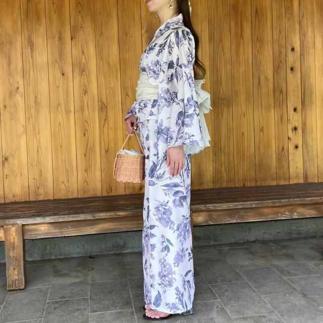 花柄浴衣3点セット