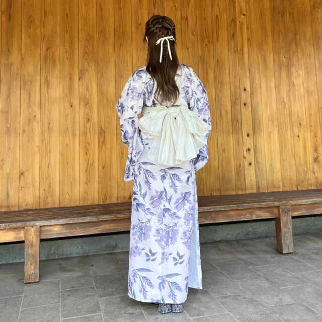 花柄浴衣3点セット