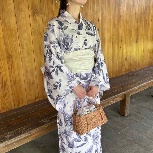 花柄浴衣3点セット