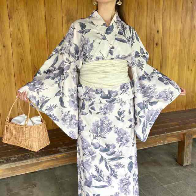 花柄浴衣3点セット