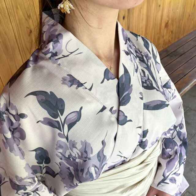 花柄浴衣3点セット