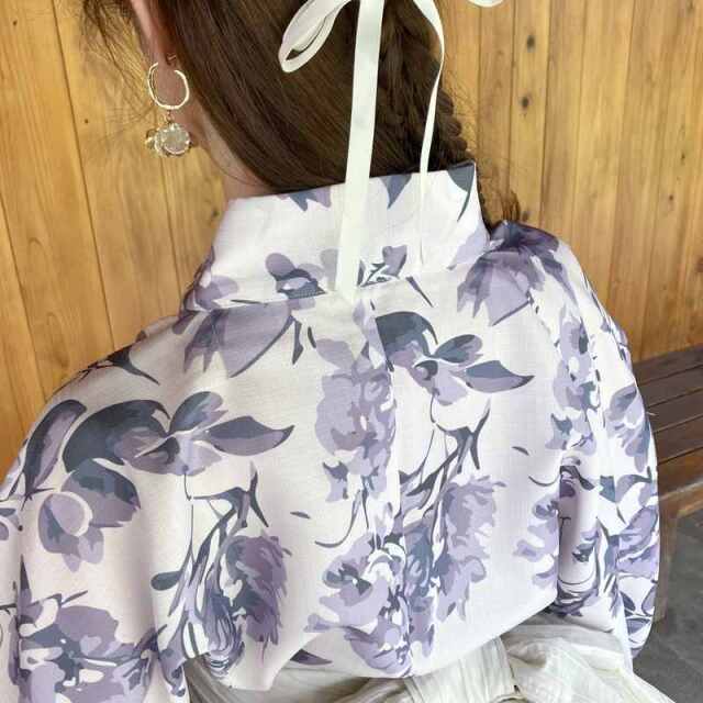 花柄浴衣3点セット