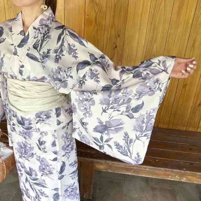花柄浴衣3点セット