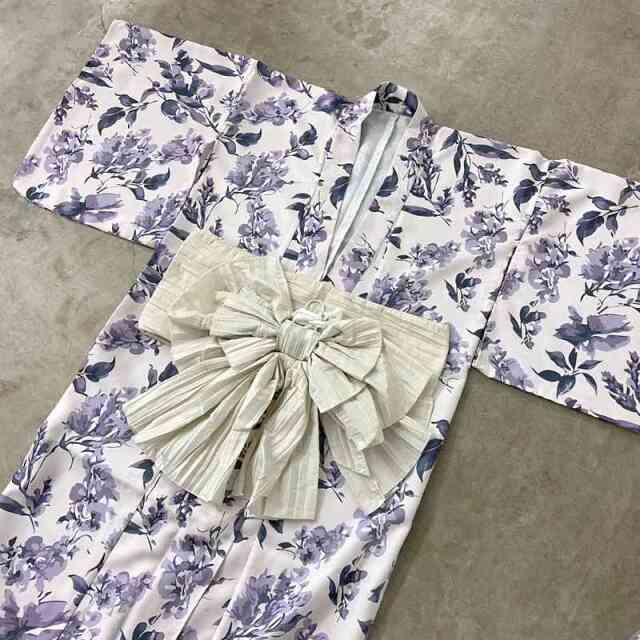 花柄浴衣3点セット
