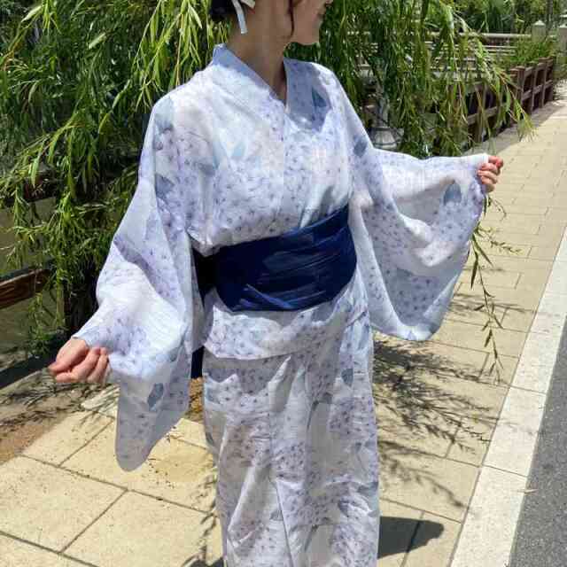 non-hedge 紫陽花柄セパレート浴衣4点セット|TiMTiMオンラインストア