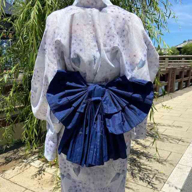紫陽花柄セパレート浴衣4点セット