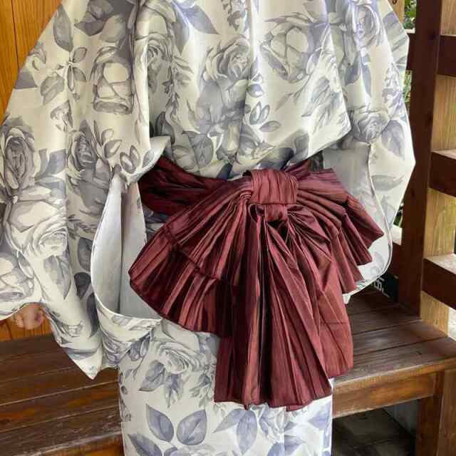 花柄浴衣3点セット