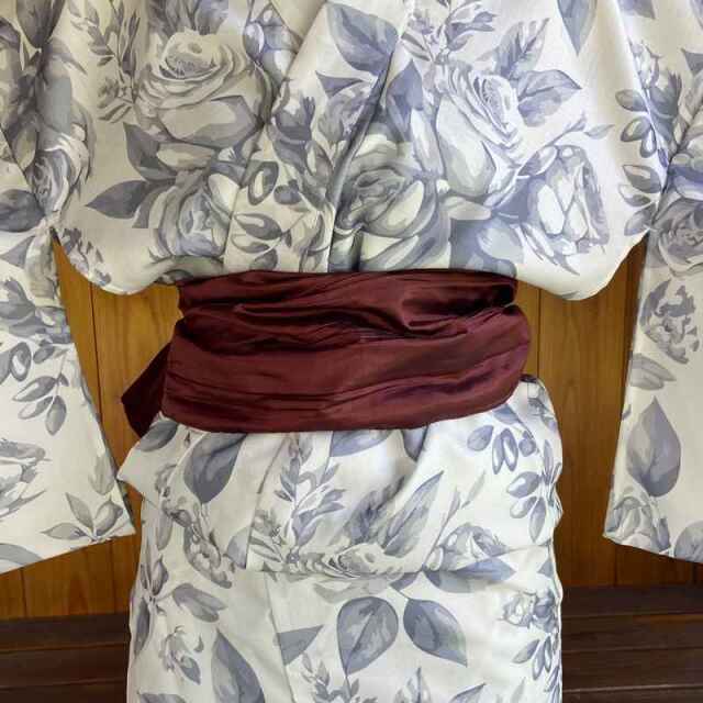 花柄浴衣3点セット