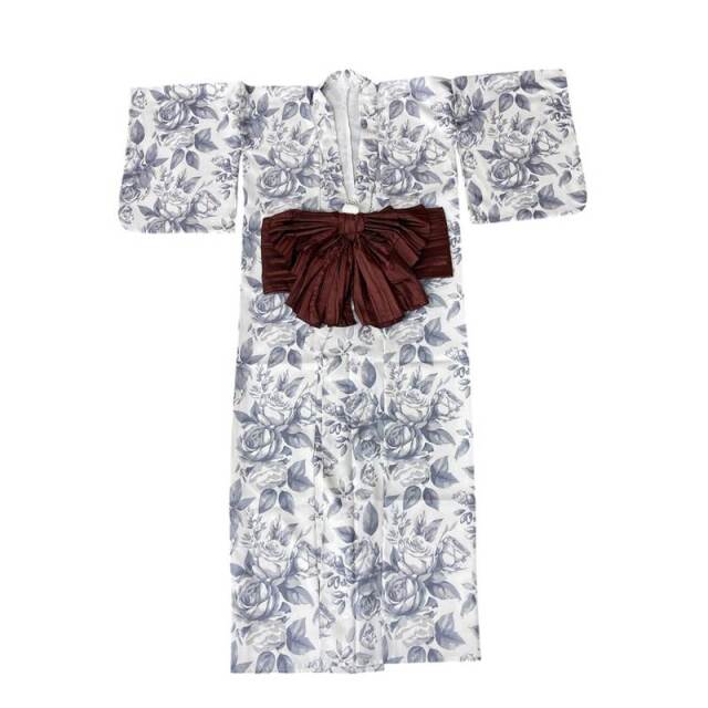 花柄浴衣3点セット