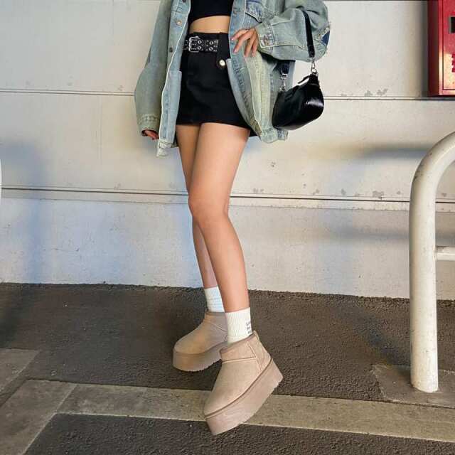 フェイクムートンブーツ