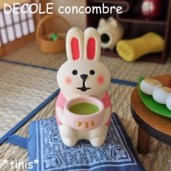 DECOLE　デコレ　コンコンブル　おもてなしうさぎ　抹茶　ミニチュア　マスコット　Mini Rabbit