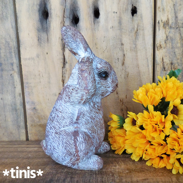 CARNAC カルナック レジン アンティークアニマル ラビット ブラウン